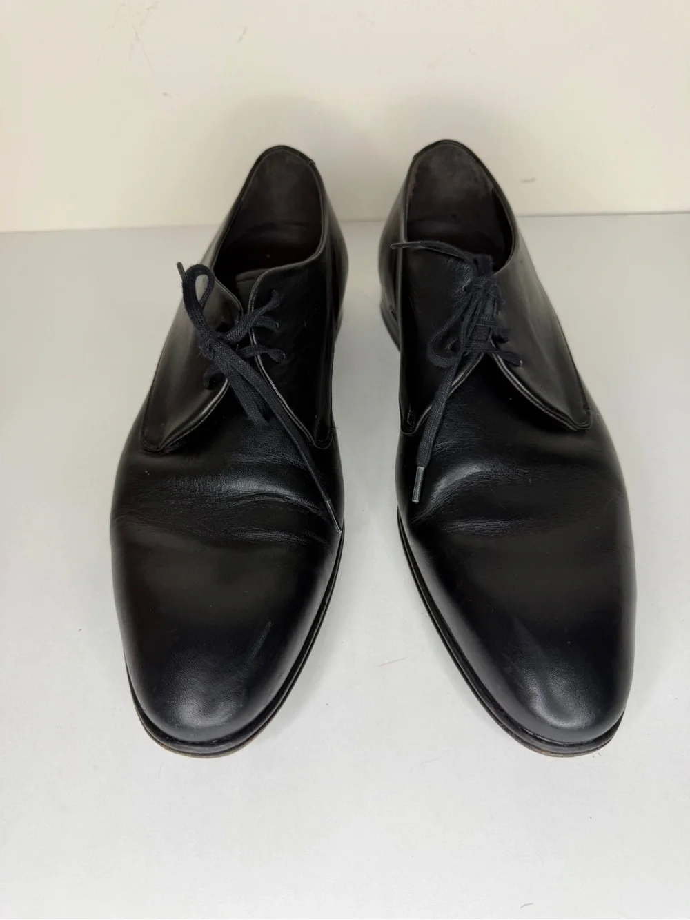 maison forte Oxfords Dress Shoes Men Size 11M Black Leather Made In Spain